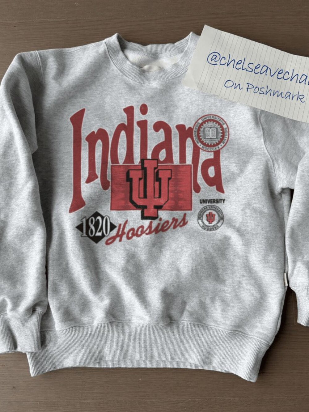 Vintage University of Indiana Hoosiers Sweatshirt, Retro iuhoosiers 1820 Shirt